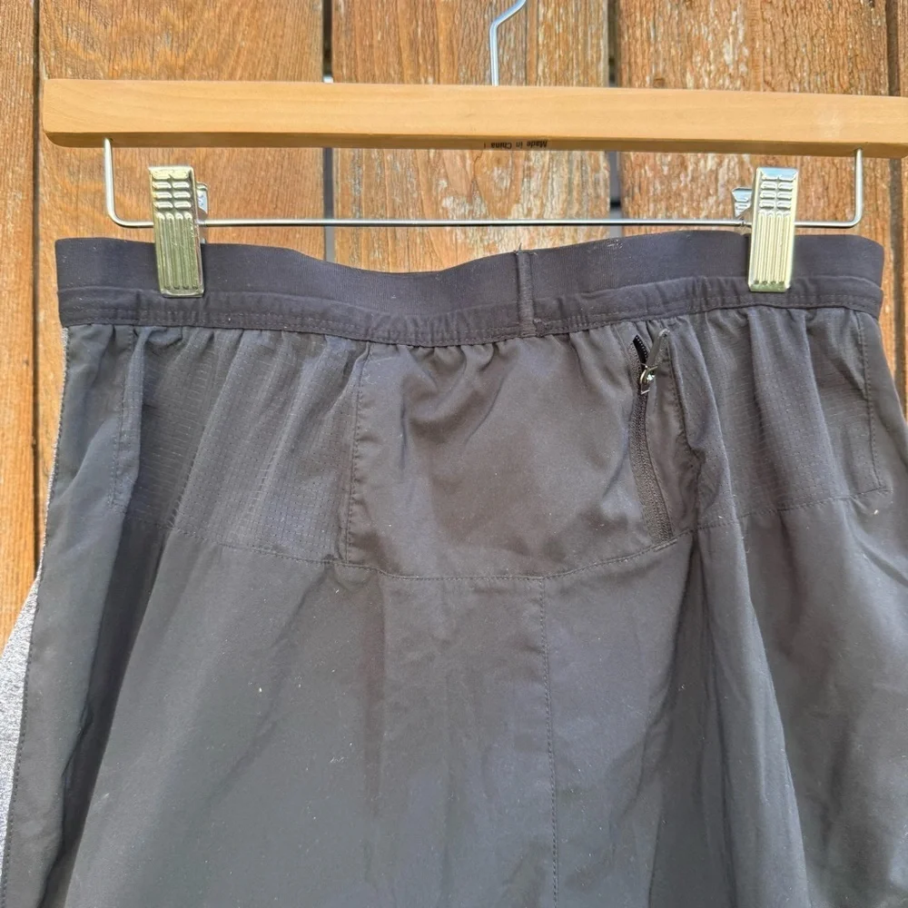 Nike Women’s Black Gray Running Athletic Shorts Inner Liner Size Medium